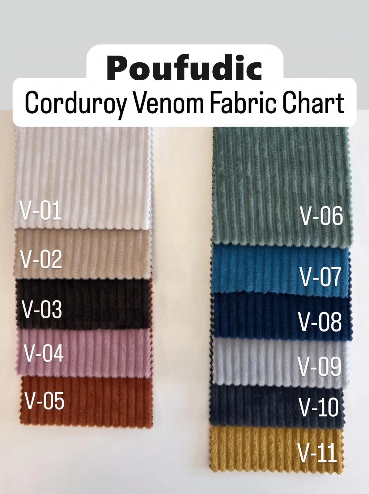 Corduroy bench cushion in a kitchen banquette