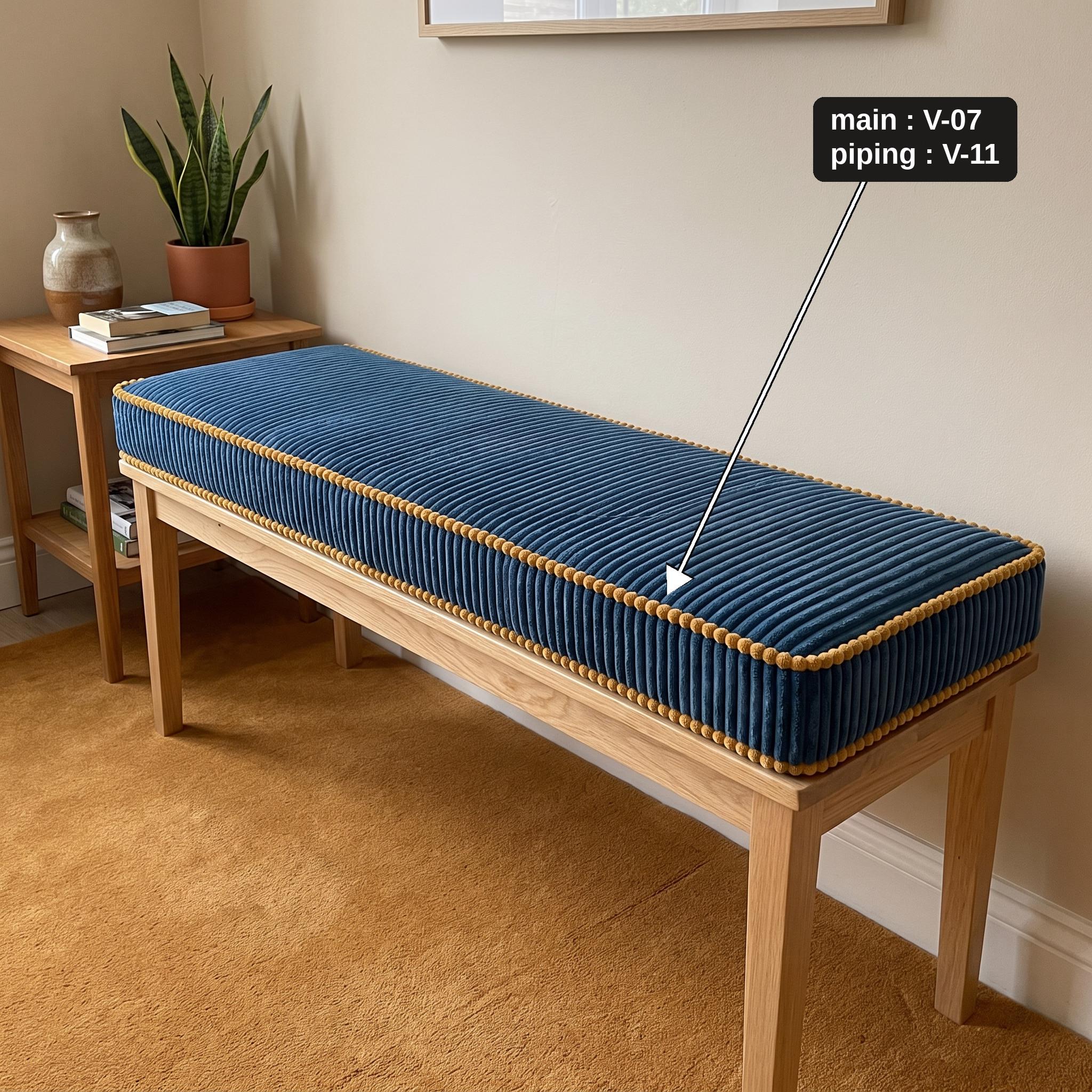 Corduroy floor cushion