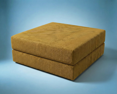 Pouf moutarde