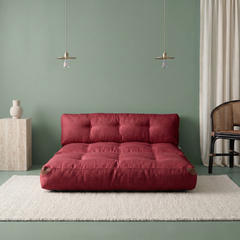 Maroon Double Megano Sofa