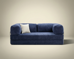 Navy Blue Poufudic Sofa