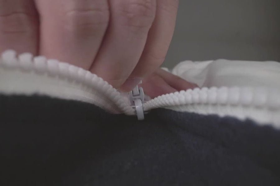 The cover comes off