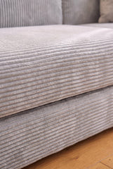 Poufudic Ecksofa in L-Form Beige