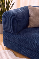 Poufudic Ecksofa in L-Form Beige