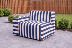 Cabana Striped Poufudic Outdoor Sofa Add-Ons