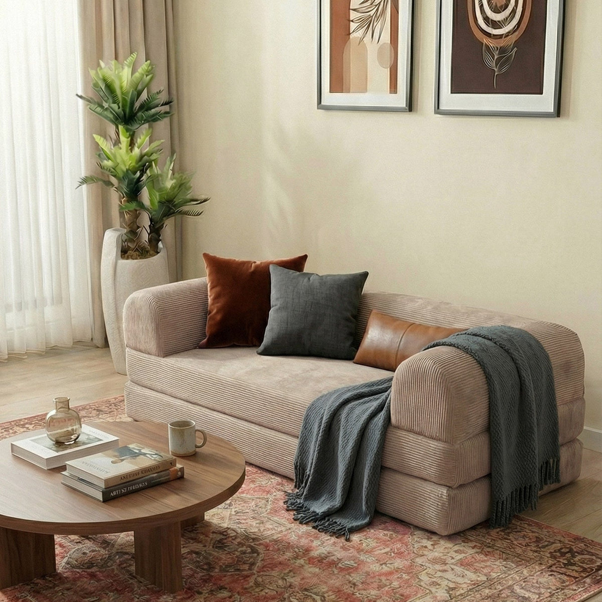 Beige Roma Sofa