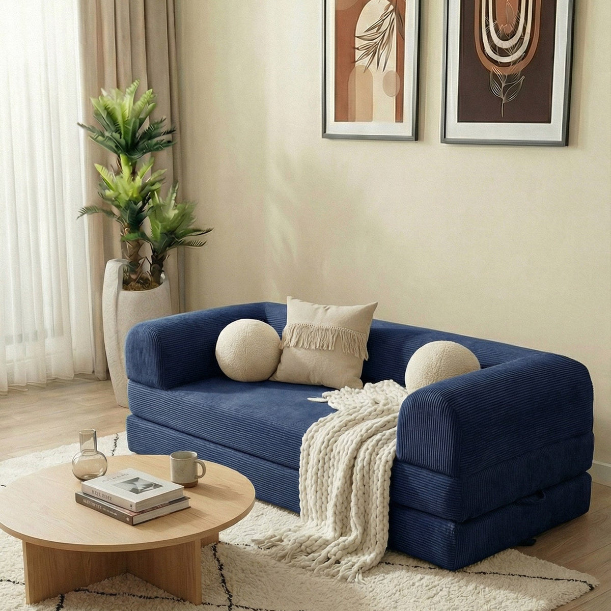 Navy Blue Roma Sofa