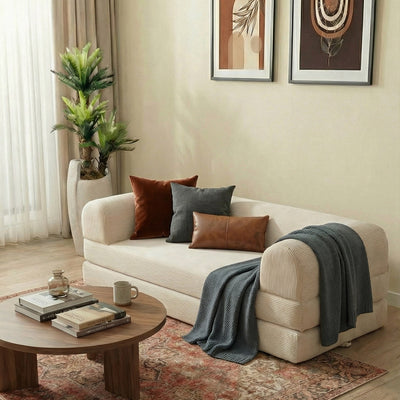 White Roma Sofa