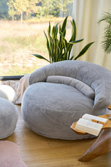 Gray Felix XL Pouf