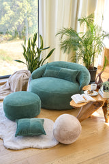 Water Green Felix XL Pouf