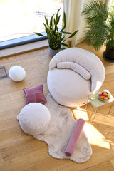 White Felix XL Pouf