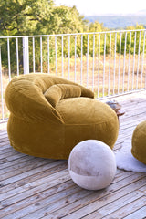 Mustard Felix XL Pouf