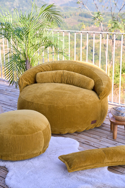 Mustard Felix XL Pouf