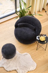 Anthracite Felix XL Pouf