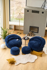 Navy Blue Felix XL Pouf