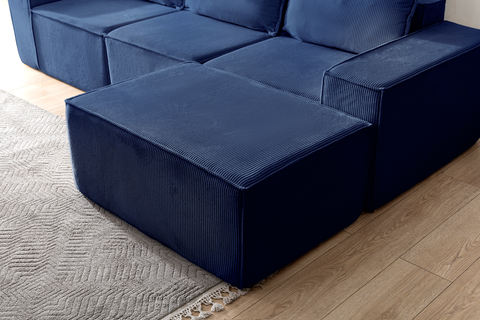 L Shaped Livingroom sofa, Sectional couch, Comfy Chaise Couch, Modern Modular Sofas, Minimalist Couch, Floor couch, Cozy sofa with ottoman