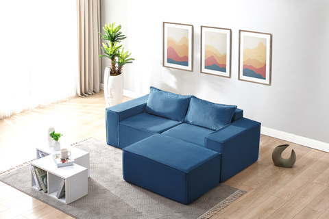 L Shaped Livingroom sofa, Sectional couch, Comfy Chaise Couch, Modern Modular Sofas, Minimalist Couch, Floor couch, Cozy sofa with ottoman