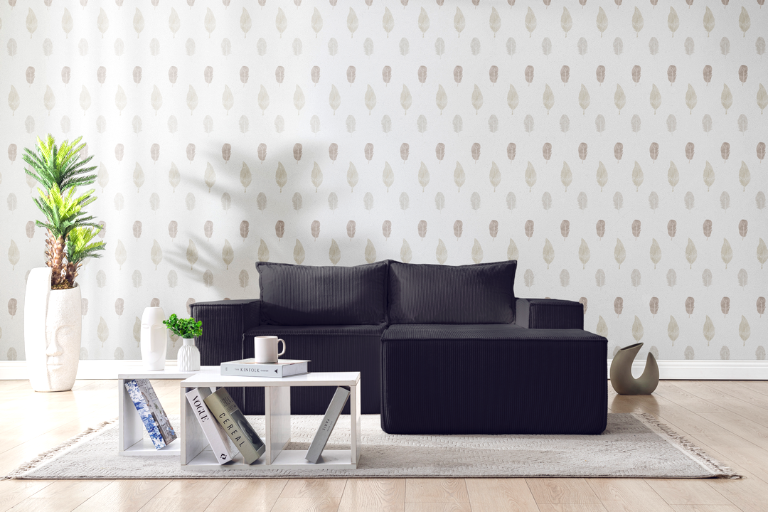 L Shaped Livingroom sofa, Sectional couch, Comfy Chaise Couch, Modern Modular Sofas, Minimalist Couch, Floor couch, Cozy sofa with ottoman