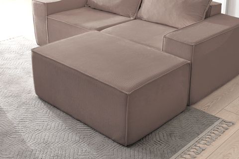L Shaped Livingroom sofa, Sectional couch, Comfy Chaise Couch, Modern Modular Sofas, Minimalist Couch, Floor couch, Cozy sofa with ottoman