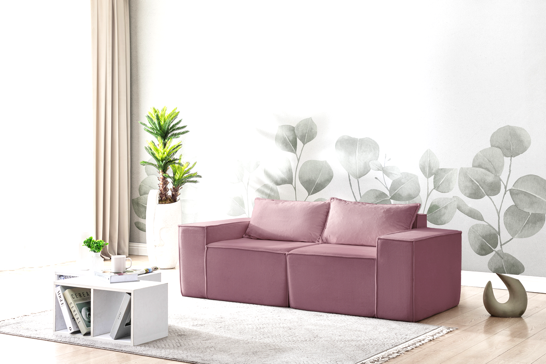 L Shaped Livingroom sofa, Sectional couch, Comfy Chaise Couch, Modern Modular Sofas, Minimalist Couch, Floor couch, Cozy sofa with ottoman