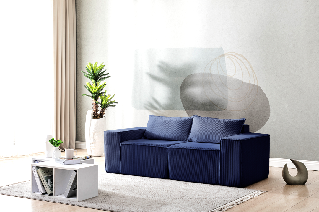 L Shaped Livingroom sofa, Sectional couch, Comfy Chaise Couch, Modern Modular Sofas, Minimalist Couch, Floor couch, Cozy sofa with ottoman