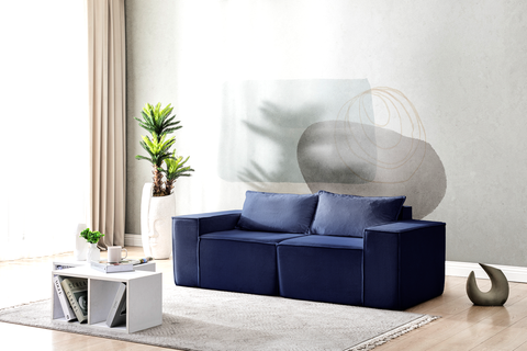L Shaped Livingroom sofa, Sectional couch, Comfy Chaise Couch, Modern Modular Sofas, Minimalist Couch, Floor couch, Cozy sofa with ottoman