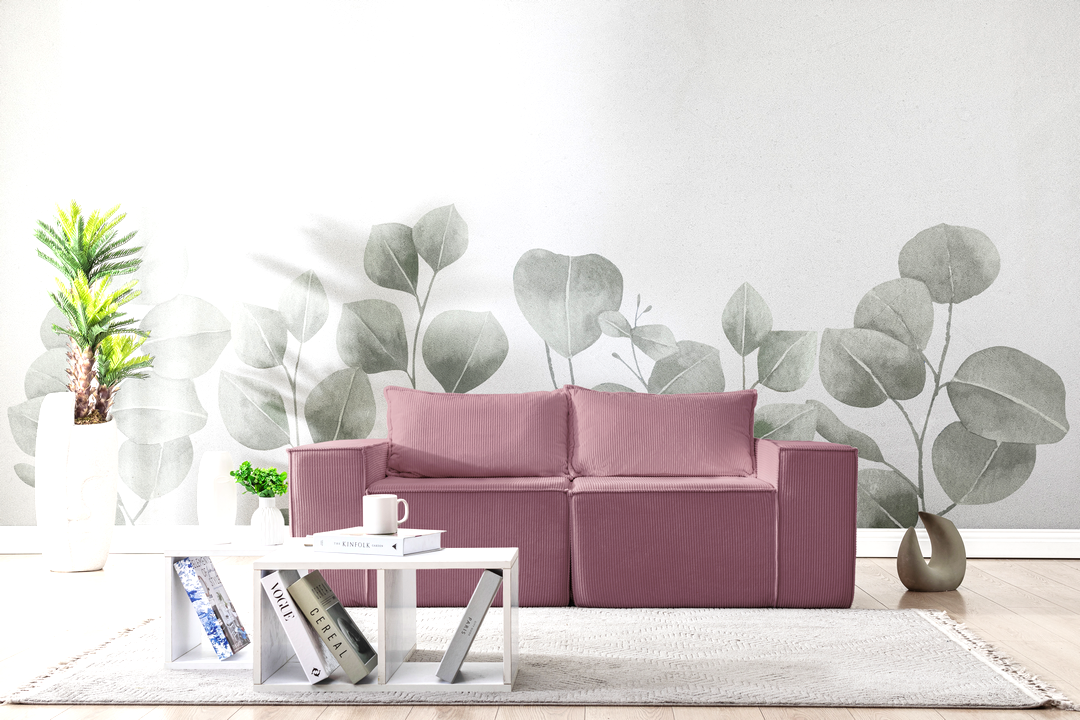 L Shaped Livingroom sofa, Sectional couch, Comfy Chaise Couch, Modern Modular Sofas, Minimalist Couch, Floor couch, Cozy sofa with ottoman