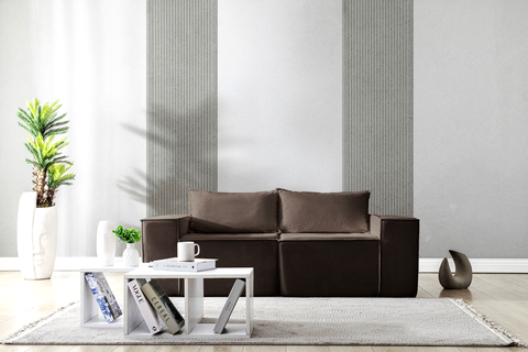 L Shaped Livingroom sofa, Sectional couch, Comfy Chaise Couch, Modern Modular Sofas, Minimalist Couch, Floor couch, Cozy sofa with ottoman
