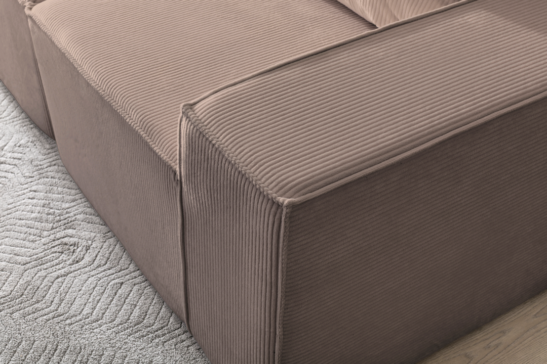 L Shaped Livingroom sofa, Sectional couch, Comfy Chaise Couch, Modern Modular Sofas, Minimalist Couch, Floor couch, Cozy sofa with ottoman
