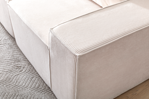 L Shaped Livingroom sofa, Sectional couch, Comfy Chaise Couch, Modern Modular Sofas, Minimalist Couch, Floor couch, Cozy sofa with ottoman