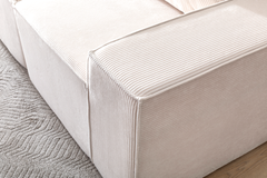 L-förmiges Wohnzimmersofa, Modulares Sofa, Bequemes Chaiselongue-Sofa, Moderne Modulsofas, Minimalistisches Sofa, Bodensessel, Gemütliches Sofa mit Ottomane