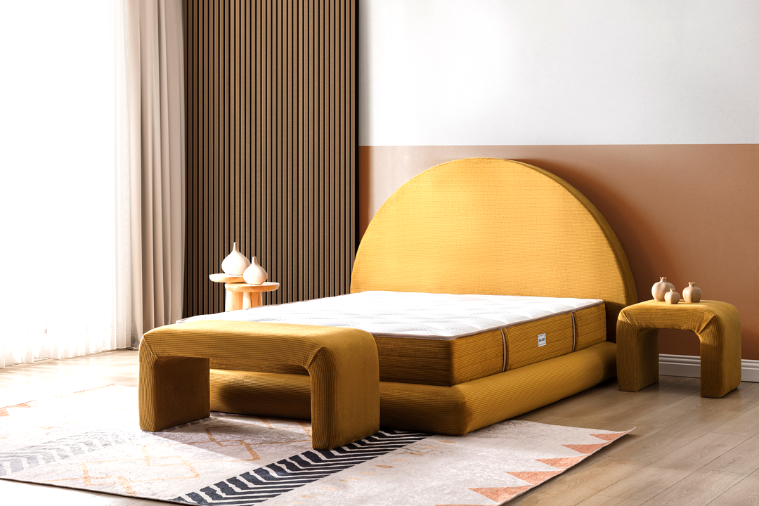 Mustard Poufudic Bed Set