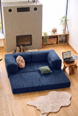 Navy Blue Poufudic Sofa