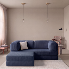 Navy Blue Poufudic Sofa